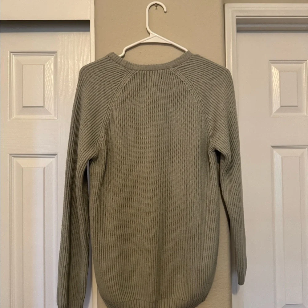 ASOS Light Gray Ribbed Sweater - Picture 3 of 3